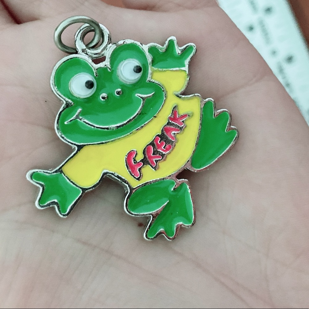 90’s frog charm